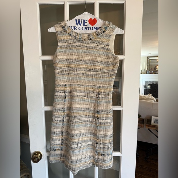 Tory Burch Dresses & Skirts - Preppy Quiet Luxury Tory Burch Greer Summer Tweed Work Occasion Dress - Size S